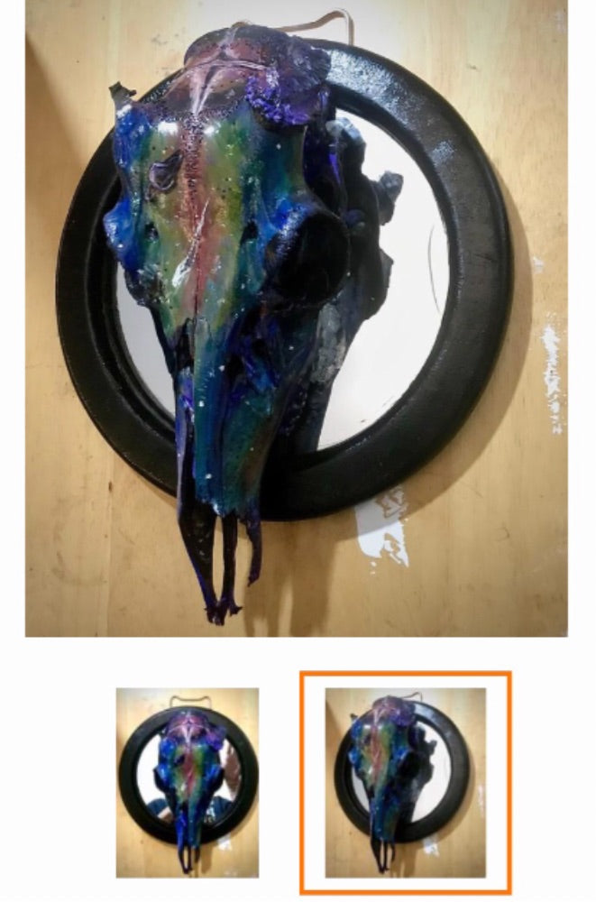 Celestial Skull Mirror