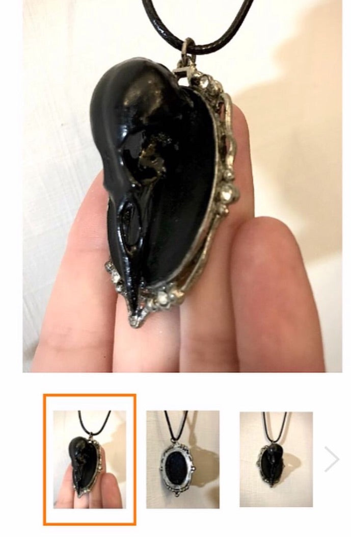Bird Skull Necklace 2