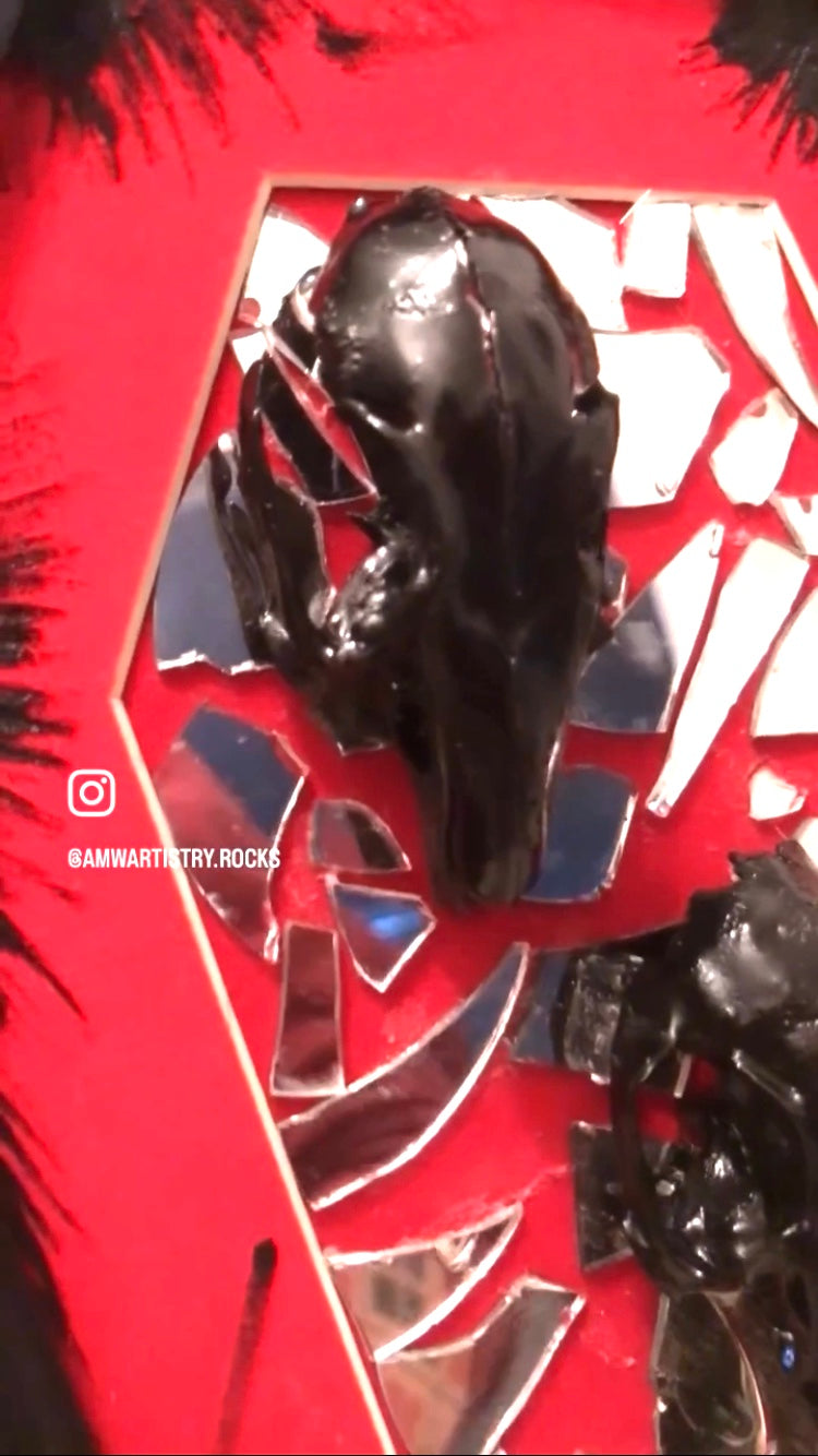 Skull Mirror Coffin
